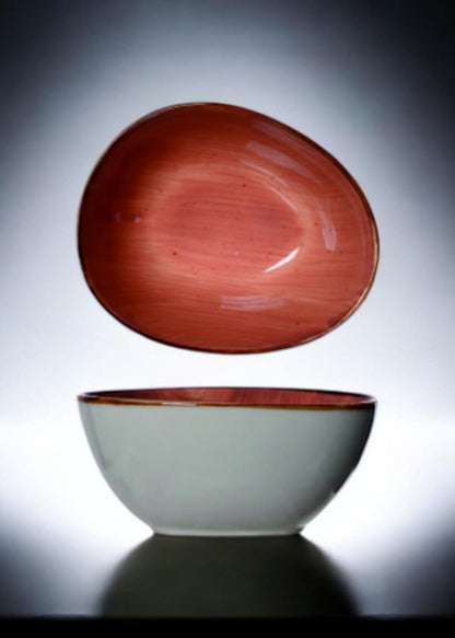 Emerald Eclipse Ceramic Serving Bowl