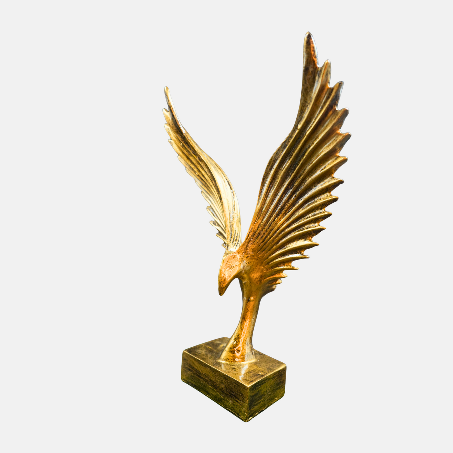 Golden Winged Bird Sculpture