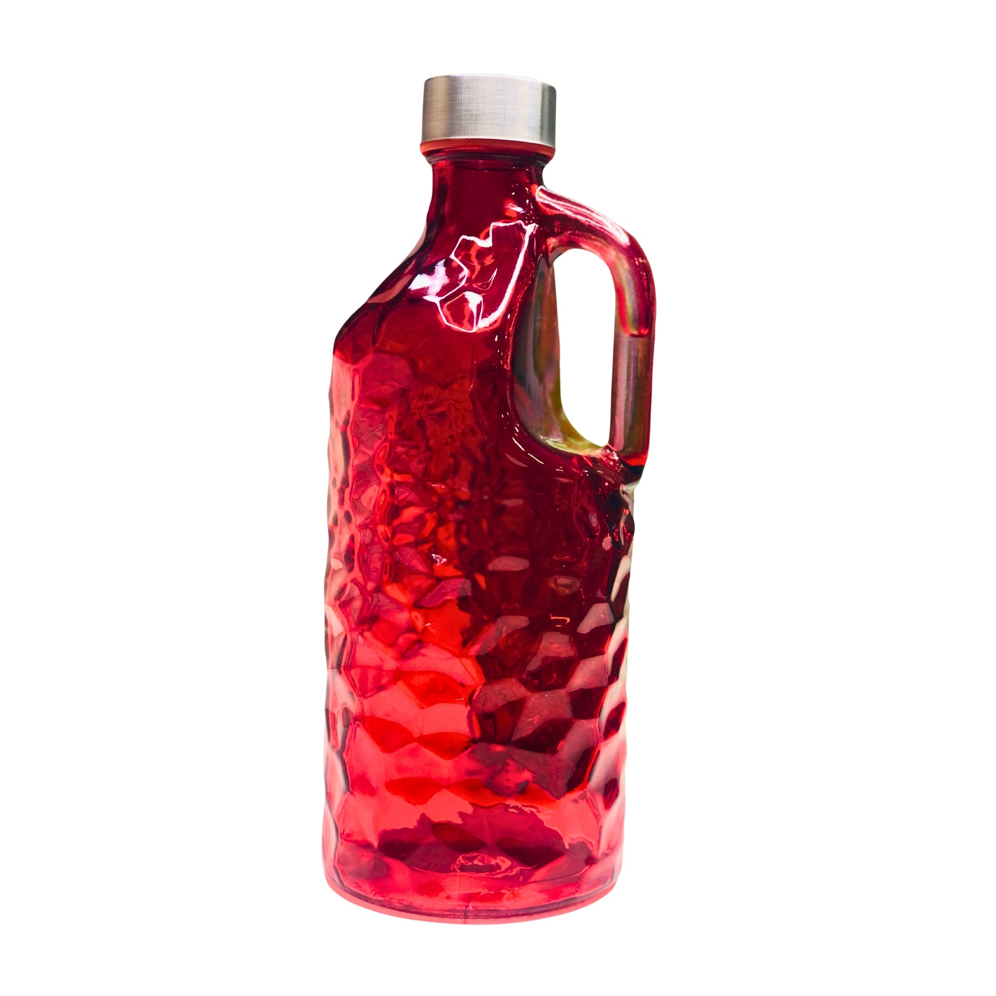 Glass Storage Bottles for Juice Milk and Oil Pack of 3
