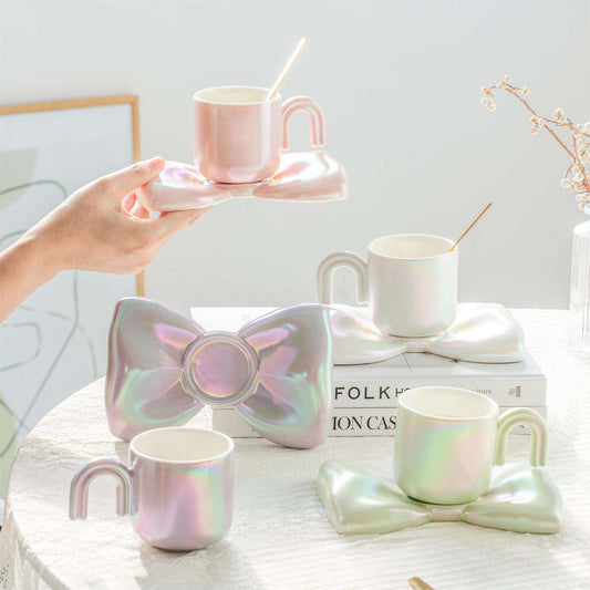 🎁 Bow Mug Set (Discount)