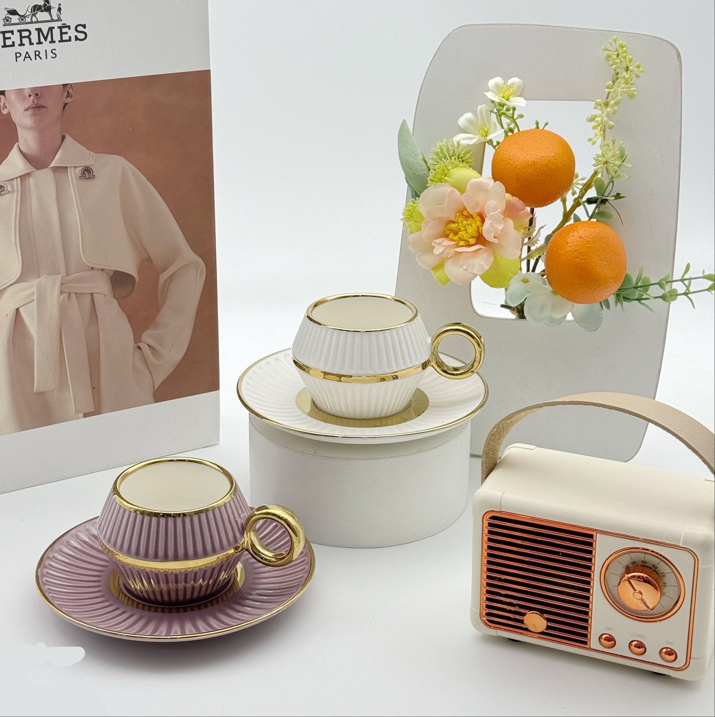 Teacup and saucer set 