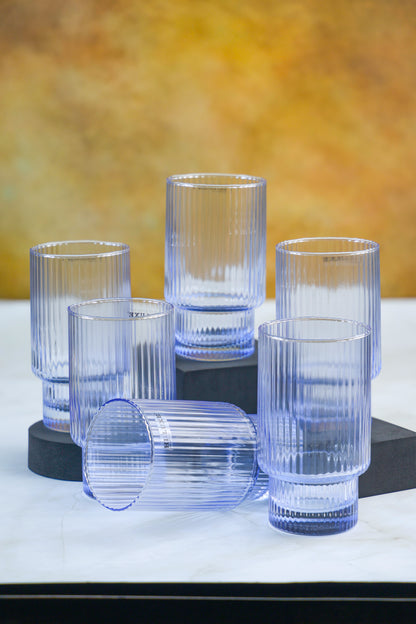 CRYSTALLINE CASCADE TUMBLER SET