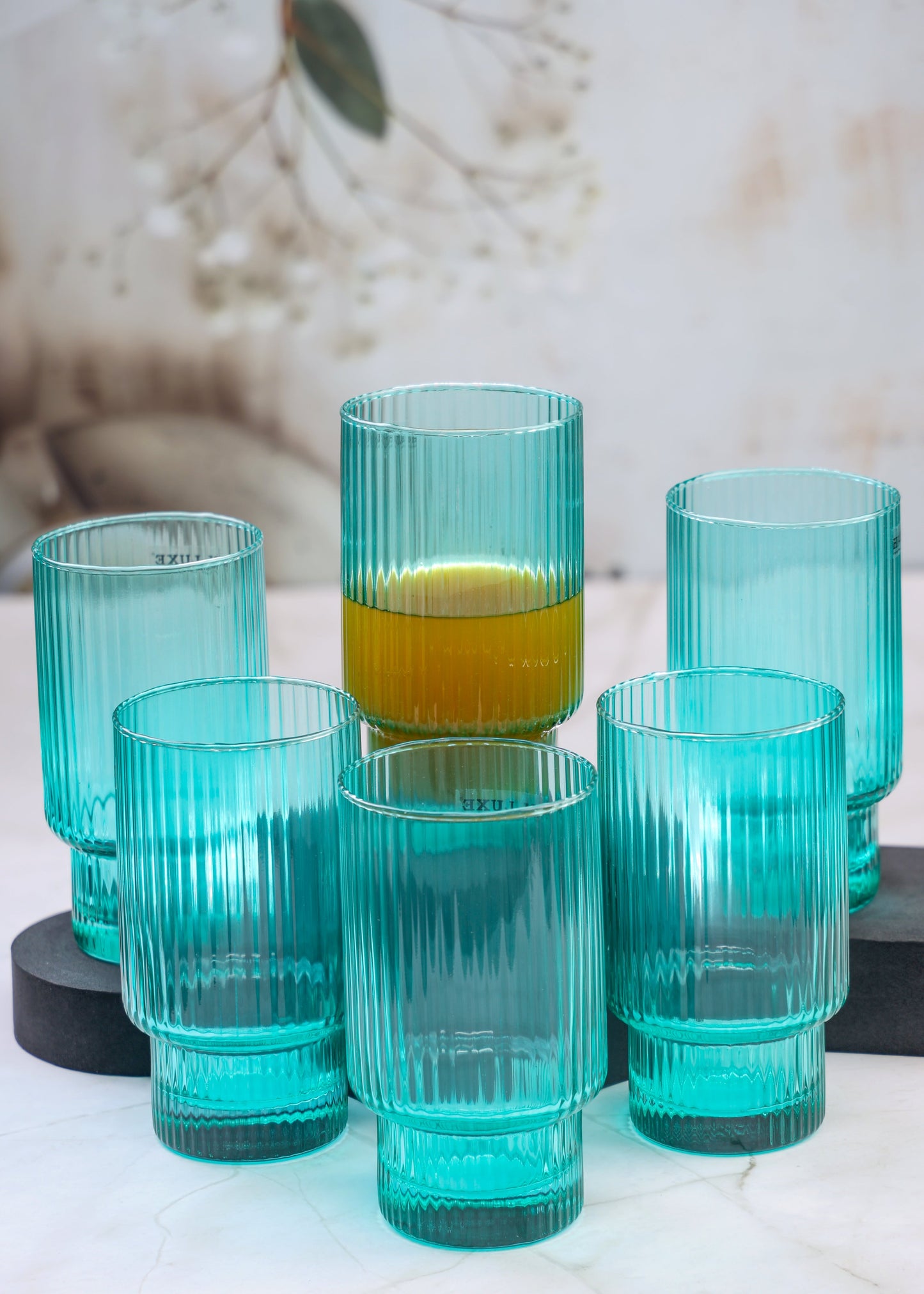 CRYSTALLINE CASCADE TUMBLER SET