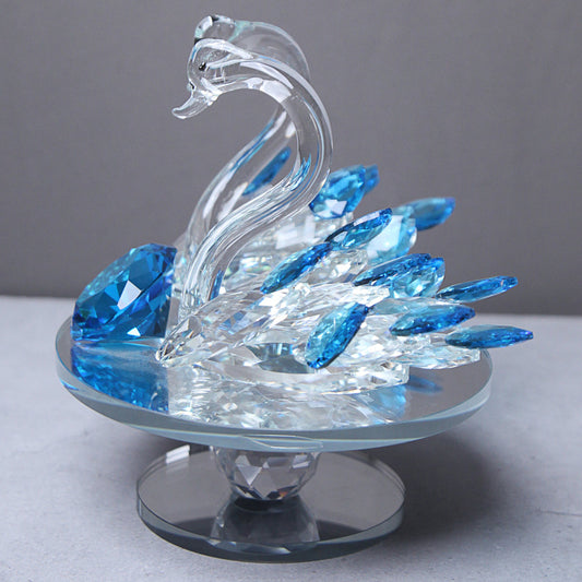 crystal duck showpiece