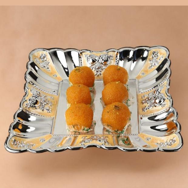 Square Enamel Tray