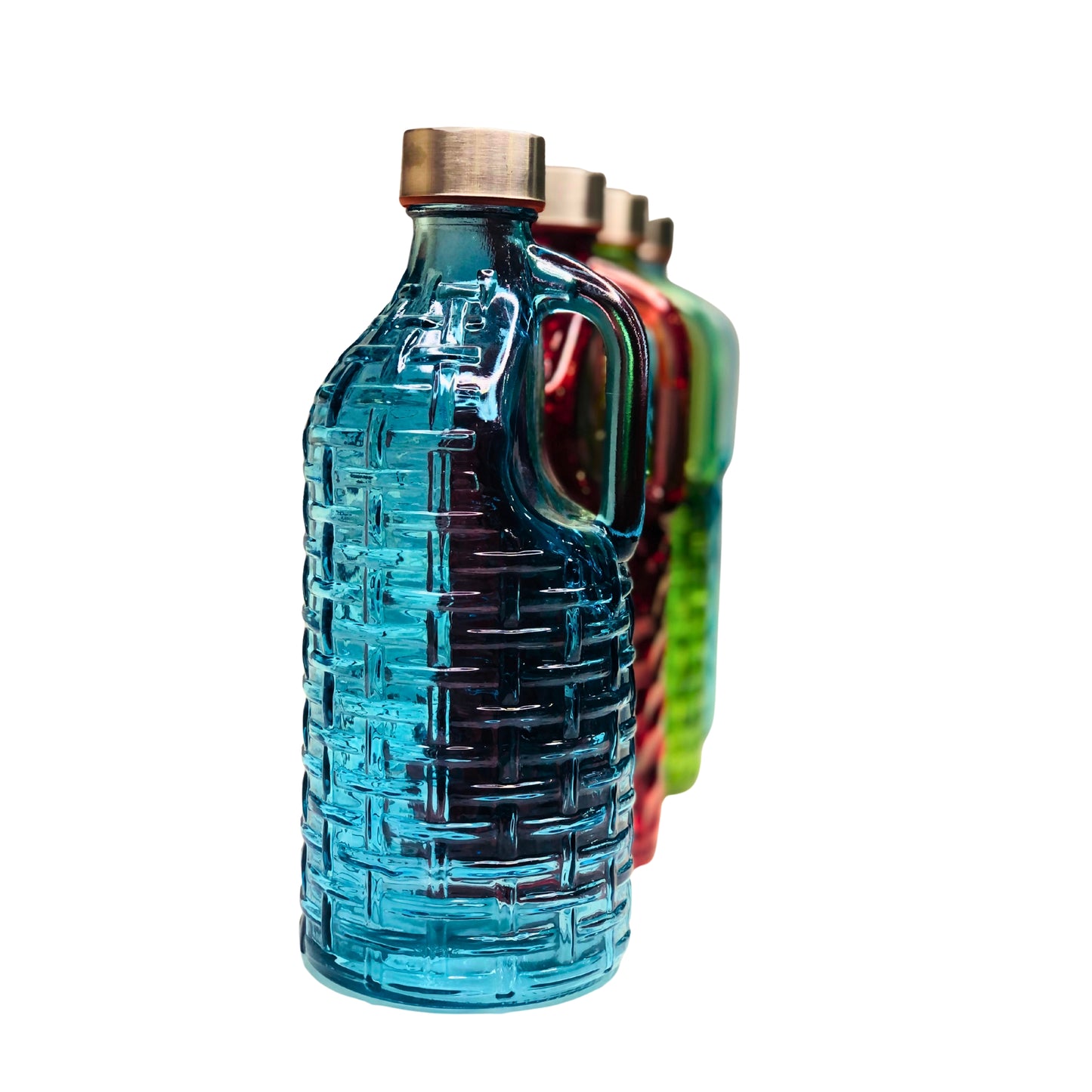 Kitchen Glass Bottle Set for Storage Pack of 3