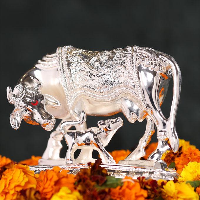 Kamdhenu Cow and Calf Showpiece