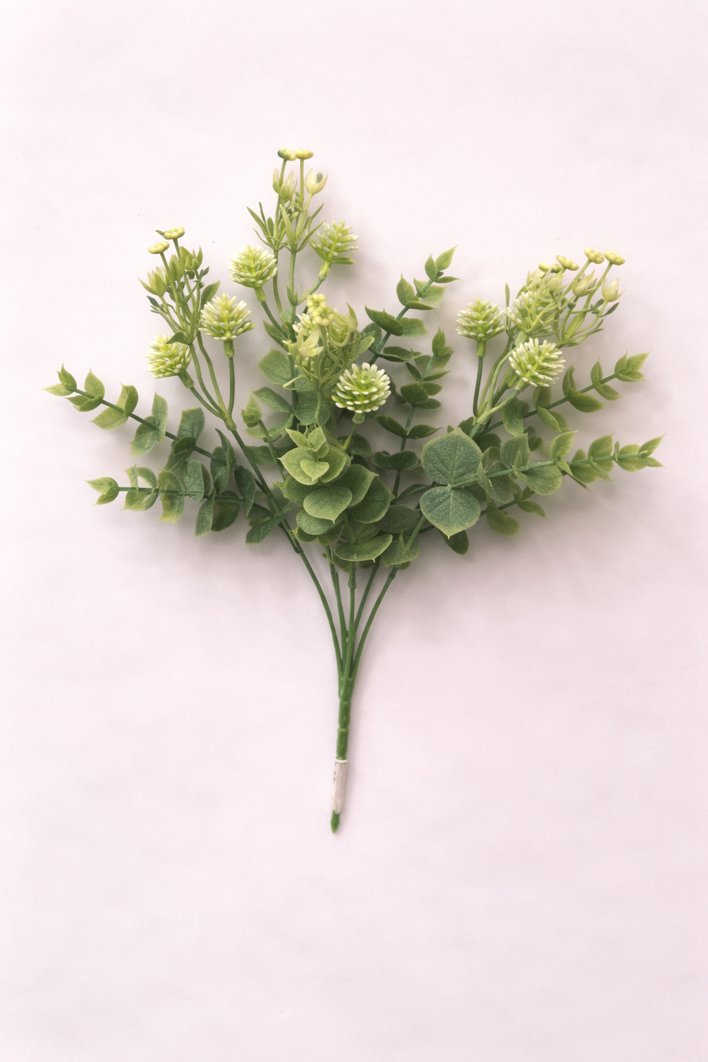 Artificial Blossom & Green Leaf Decorative Bunch