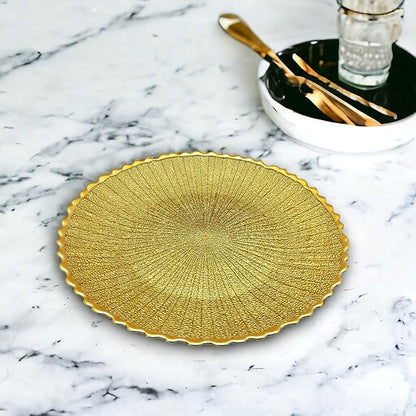 Luxury Glass Fruit Serving Plate