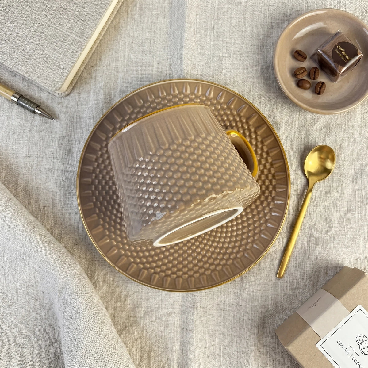 Textura Luxe 12pc Tea Set-Mirana Decoor