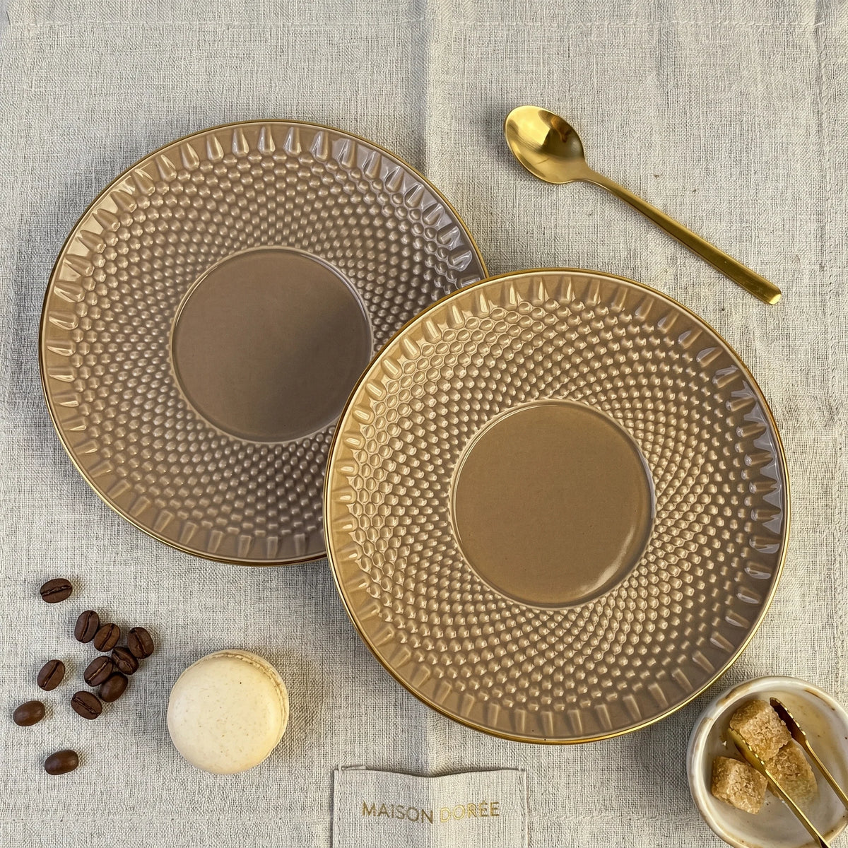 Textura Luxe 12pc Tea Set-Mirana Decoor