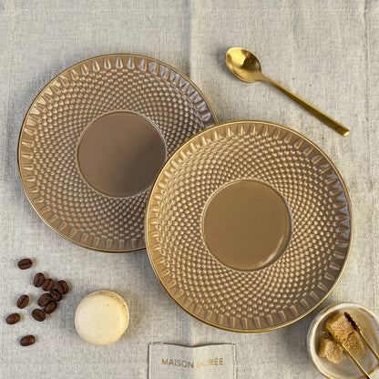 Textura Luxe 12pc Tea Set-Mirana Decoor