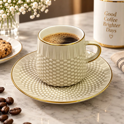 Textura Luxe 12pc Tea Set-Mirana Decoor