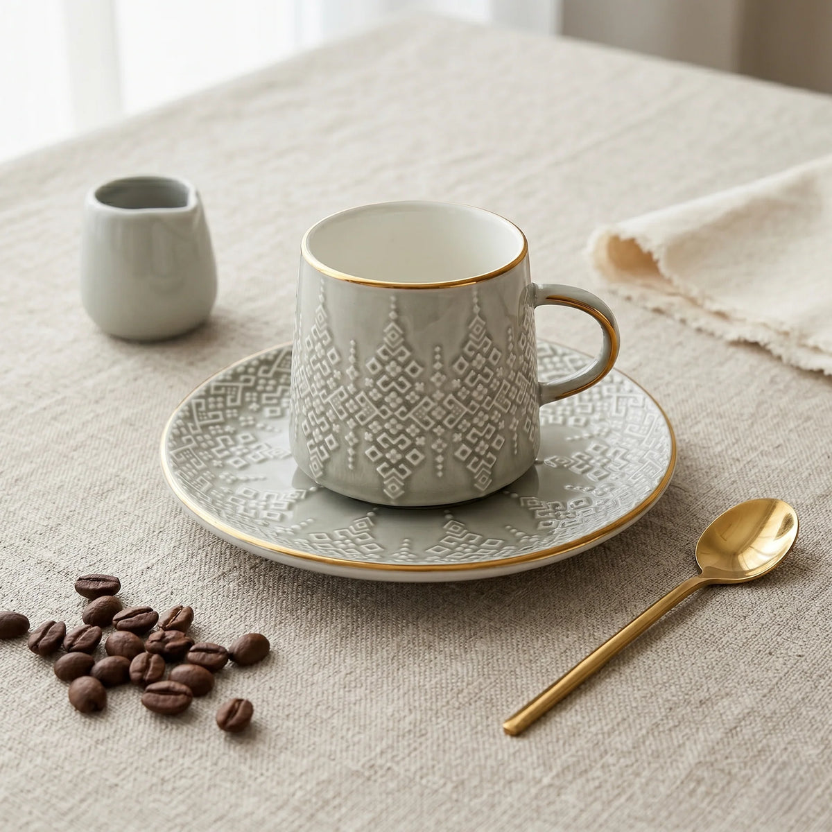 12PC CUP SAUCER SET 200CC