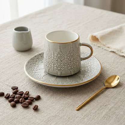 12PC CUP SAUCER SET 200CC