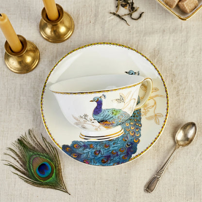 Ornate Blossom Cup & Saucer Set 6 Piece (200 cc)