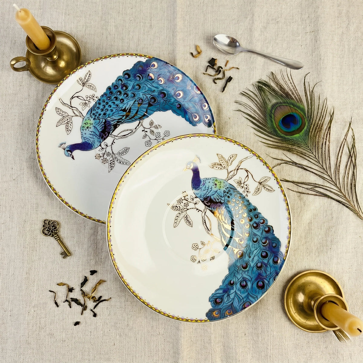 Ornate Blossom Cup & Saucer Set 6 Piece (200 cc)