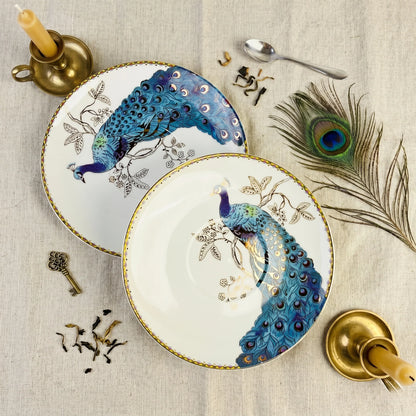 Ornate Blossom Cup & Saucer Set 6 Piece (200 cc)
