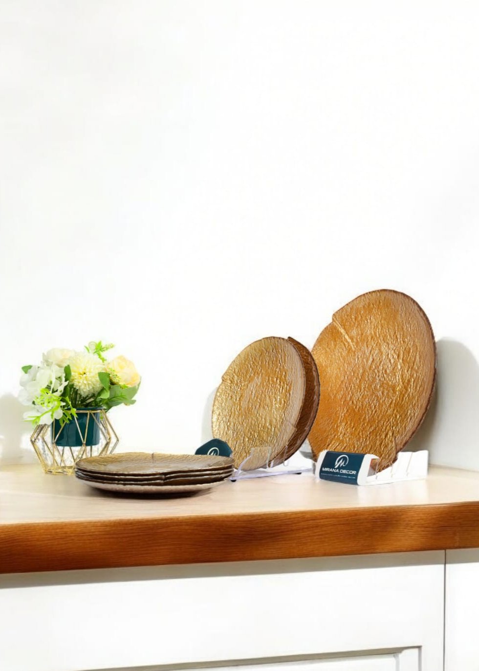 Matte Gold 7 Pcs Snack Set with Box