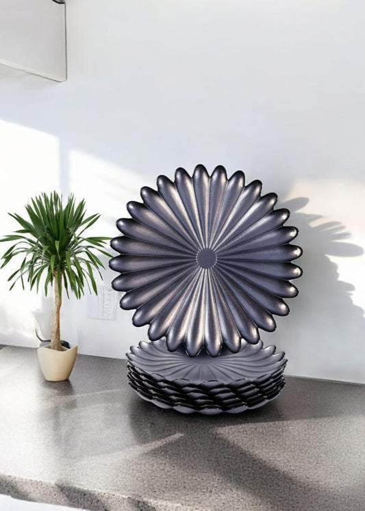 Metallic Purple 7 Pcs Snack Set with Box