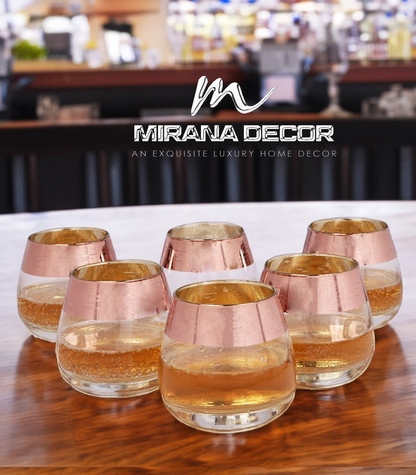 SET OF 6 WHISKEY TUMBLERS,320ML