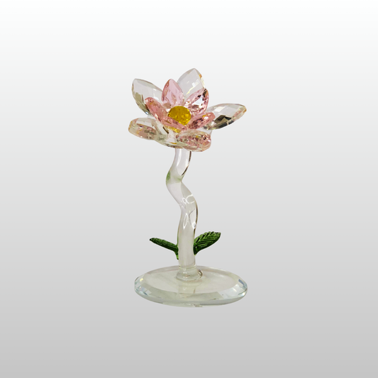 Crystal Pink Blossom on Curved Stem