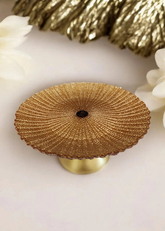 🎁 Elegant Gold Cake Stand (Discount)