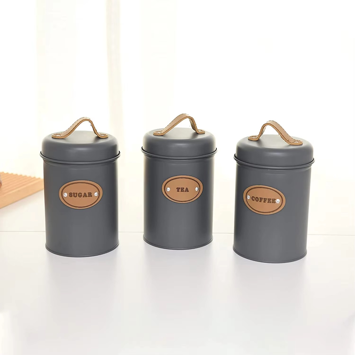 Premium Airtight Tea Coffee Sugar Jars