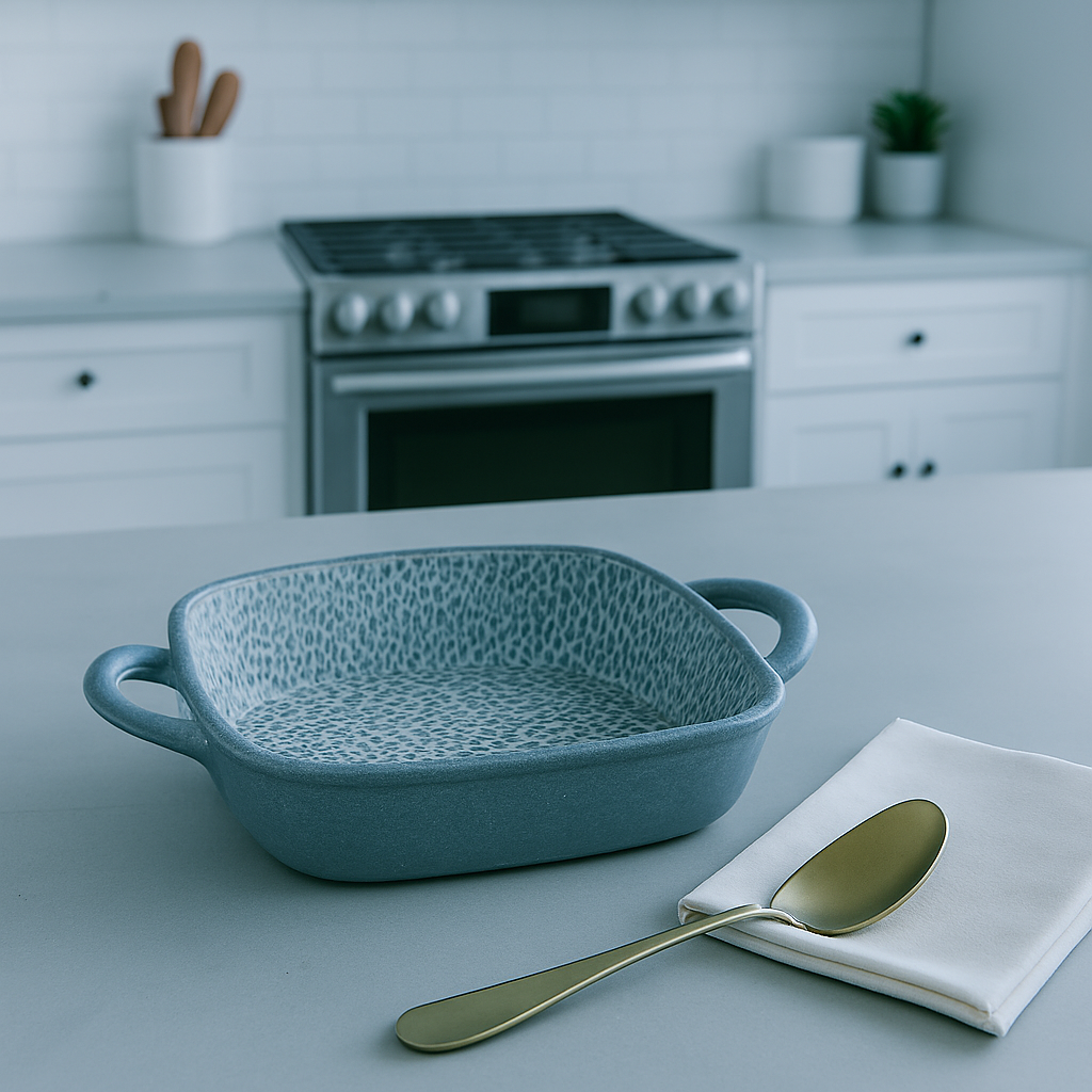 Premium Blue Ceramic Serving Plates