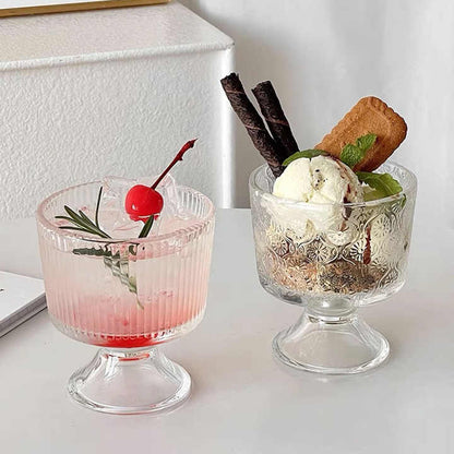 Premium Dessert Glass Serving Set