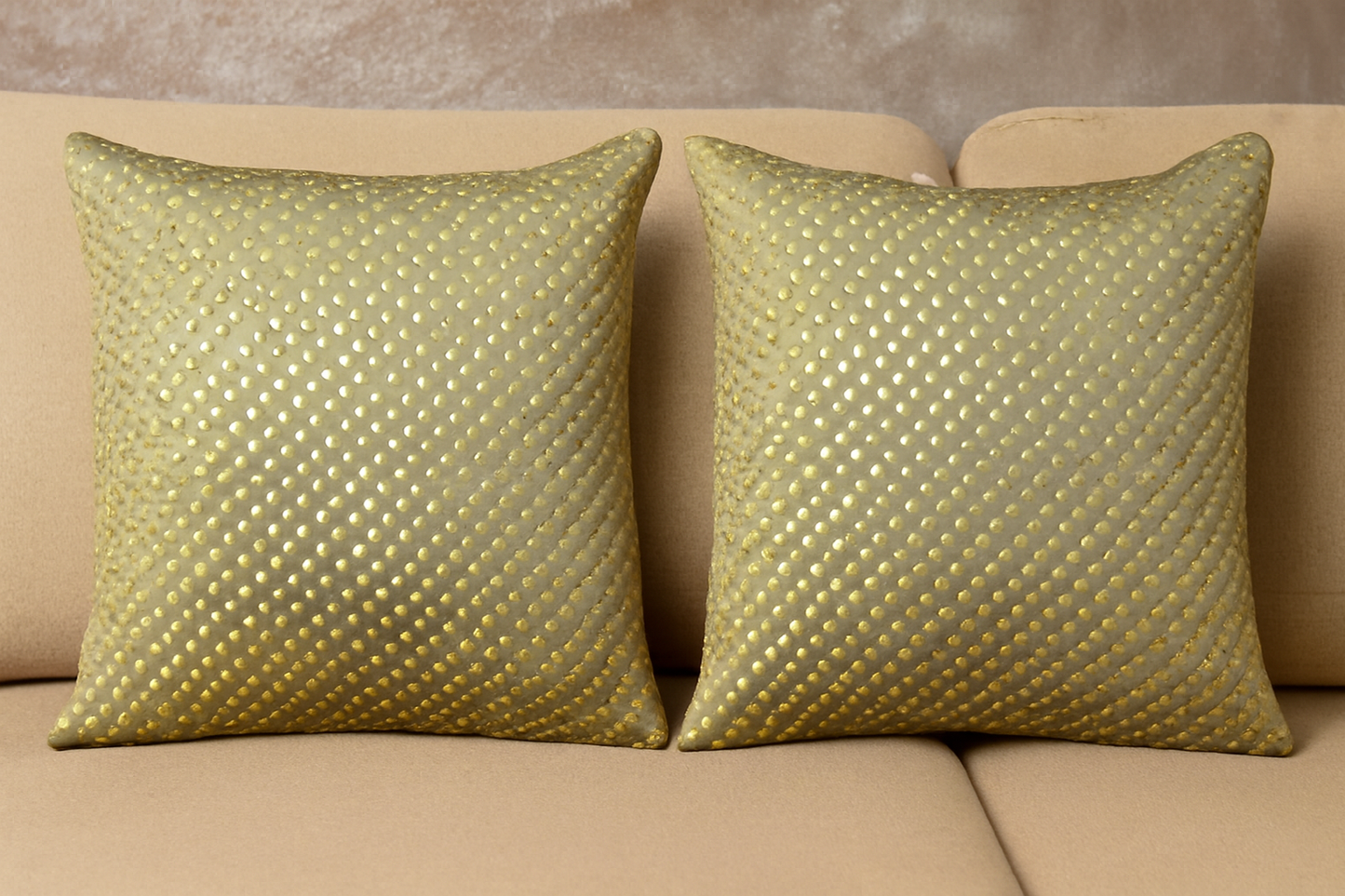 Premium Gold Accent Velvet Cushion Covers