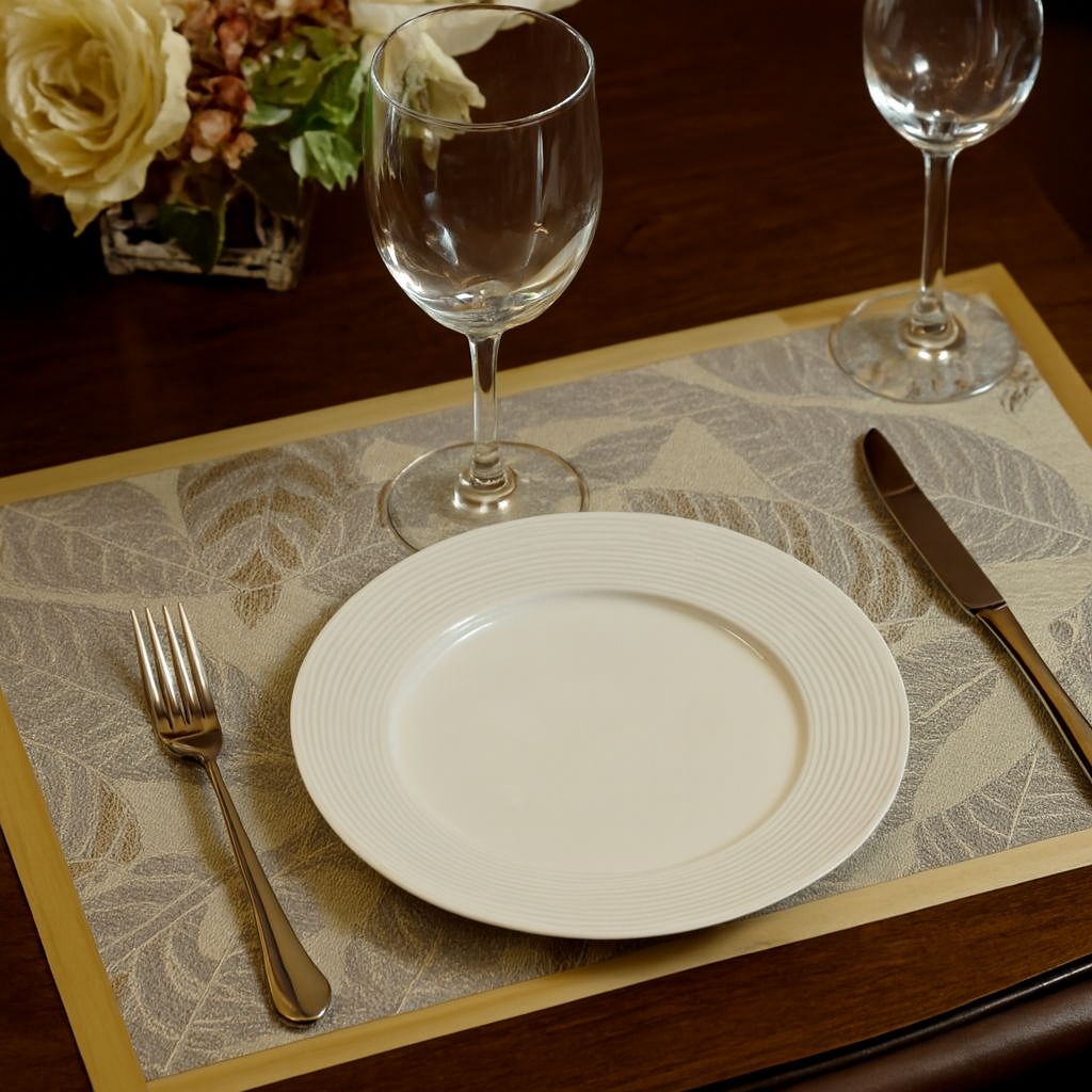 Premium PVC table mats set of 6