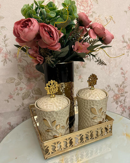 Premium Two Lid Jar for Gifting