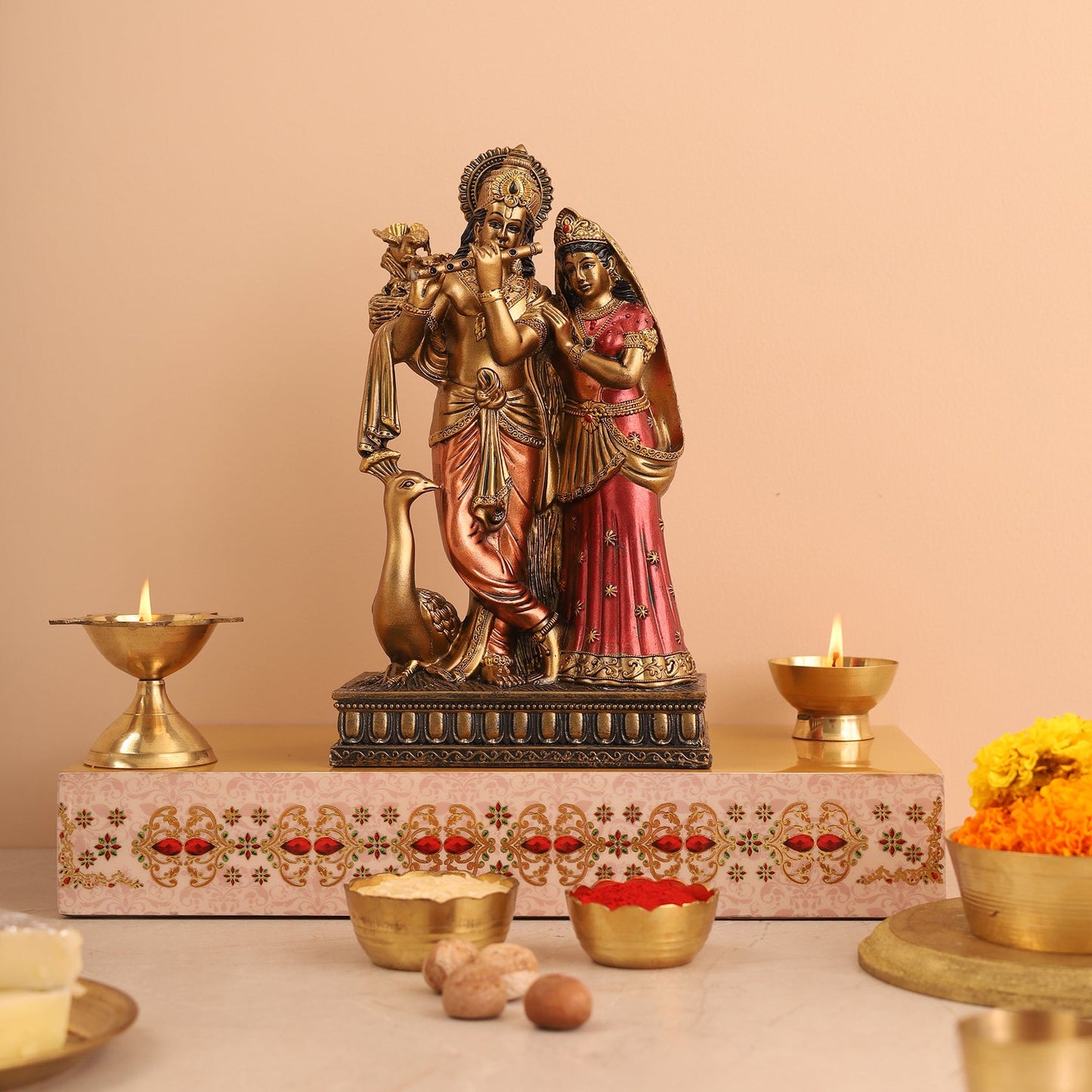 Radha Krishna Decor Idol