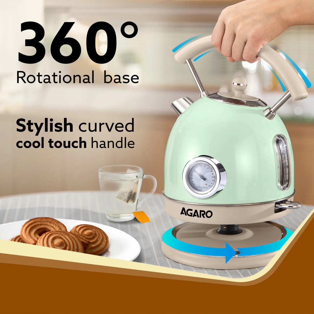 Retro Style Stainless Steel Kettle