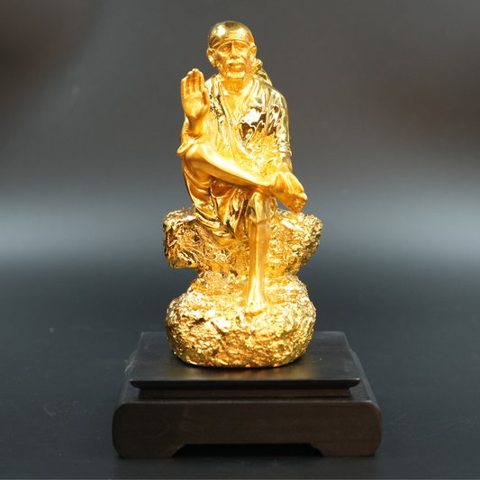 Golden Shirdi Sai Baba Idol