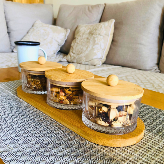 Rosewood Wood Dry Fruit Tray