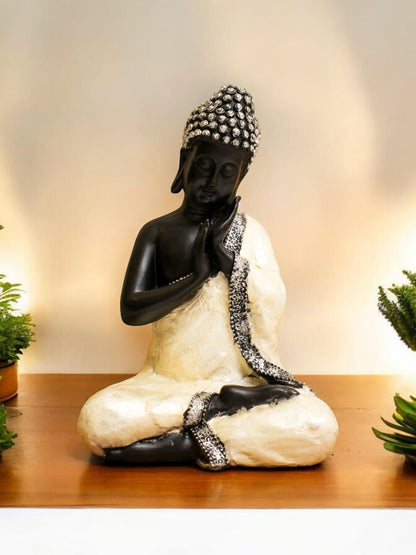 🎁 Clapping Buddha Idol Statue Showpiece for Serenity and Positivity (Discount)