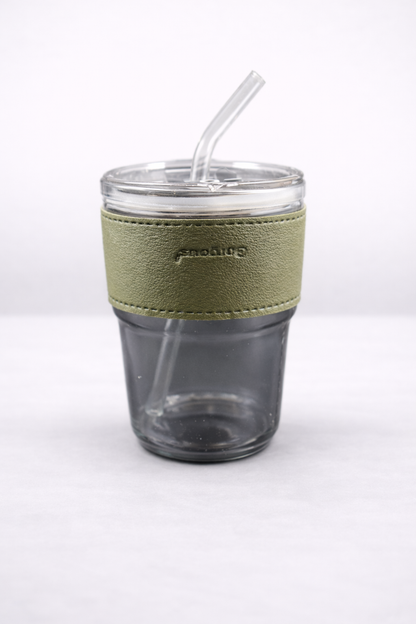 coffee cup with straw