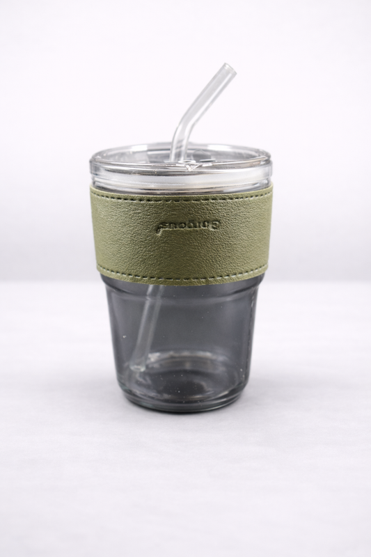 coffee cup with straw