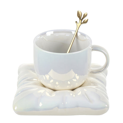 Ceramic Cup With Pillow Coaster