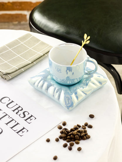 Ceramic Cup With Pillow Coaster