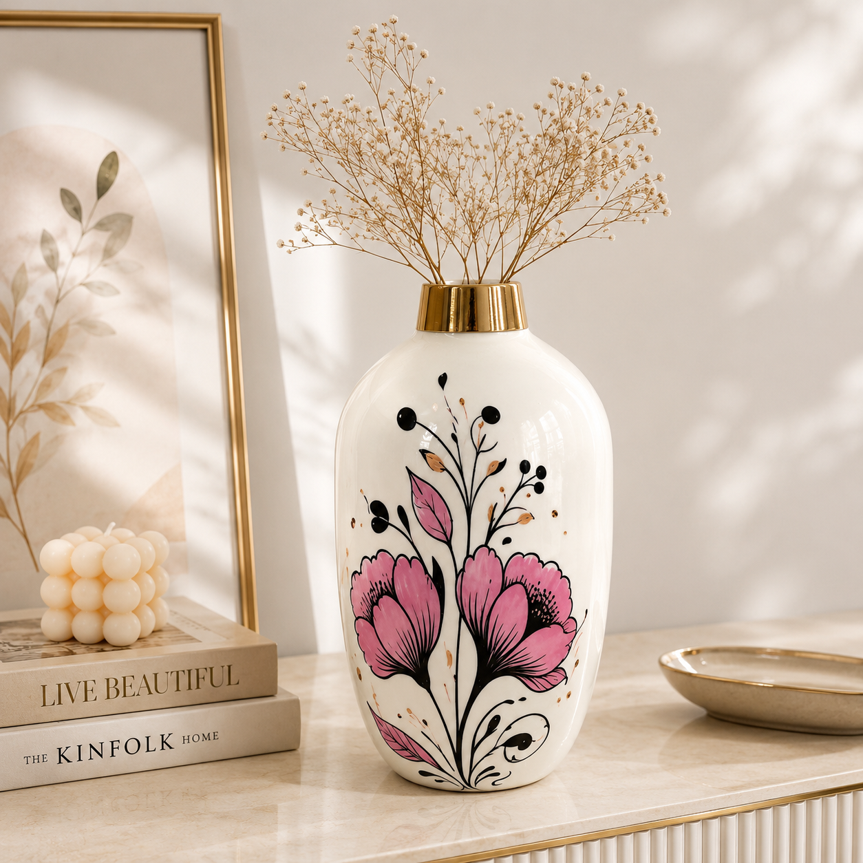 LUXURY METAL VASE