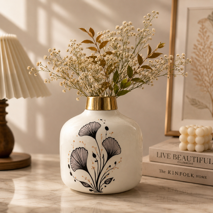LUXURY METAL VASE