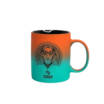 Vibrant Gradient Ceramic Mugs – Zodiac Edition