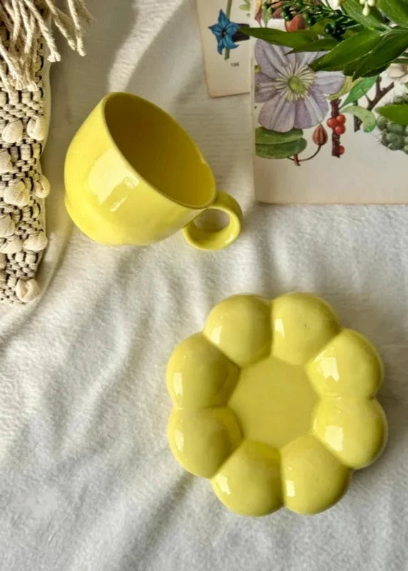 Sunflower Cup & Saucer