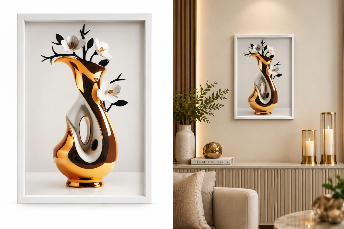 Luxury Statement Framed Wall Art Collection